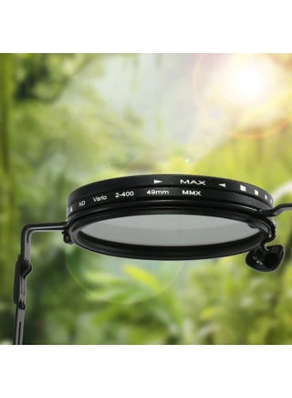 نظارة شمسية دائرية مصنوعة يدويًا مع علبة حماية – تعديل سطوع قابل للدوران، إطار معدني – تصميم عصري (أبيض، أحمر، شامبانيا) - view 4